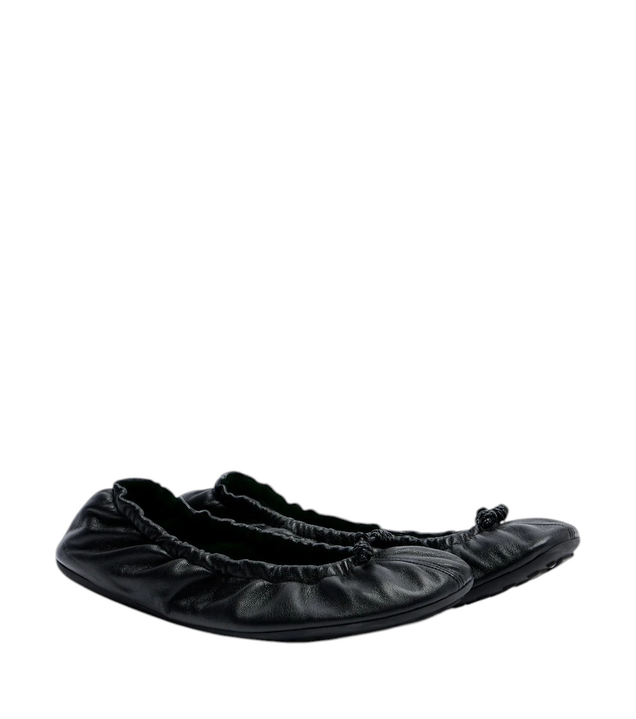 Bottega Veneta Fantasmina Knot Leather Ballet Flats