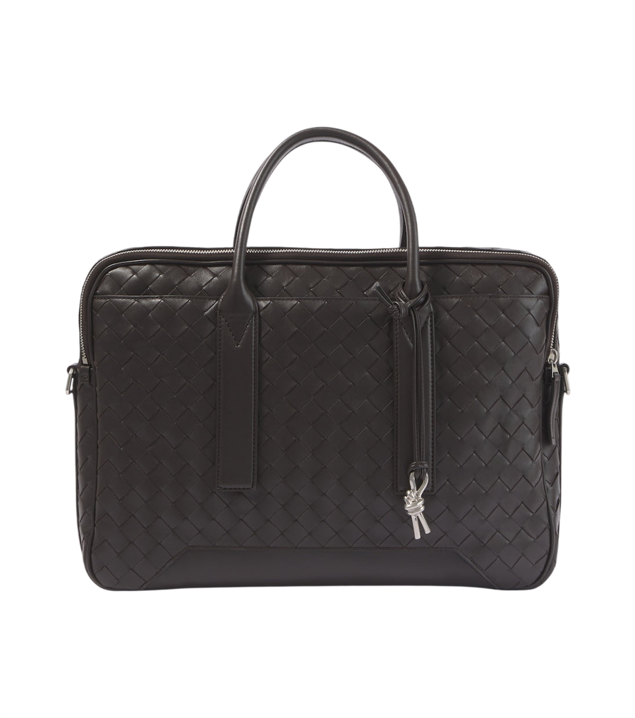 Bottega Veneta Getaway Intrecciato leather briefcase