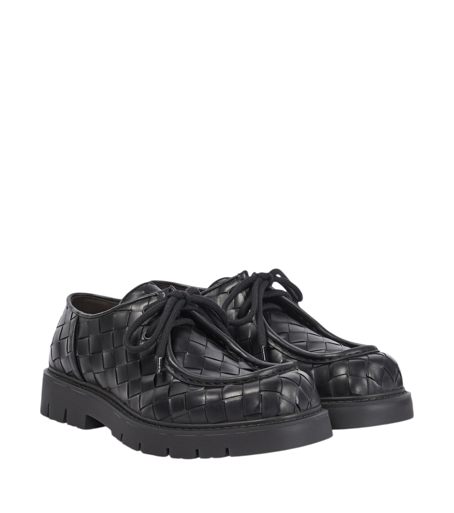 Bottega Veneta Haddock leather Derby shoes