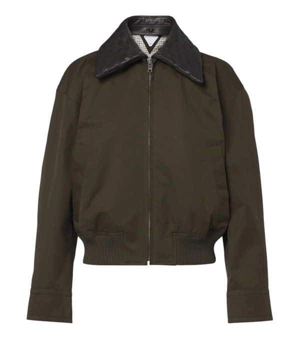Bottega Veneta Intrecciato cotton blouson jacket