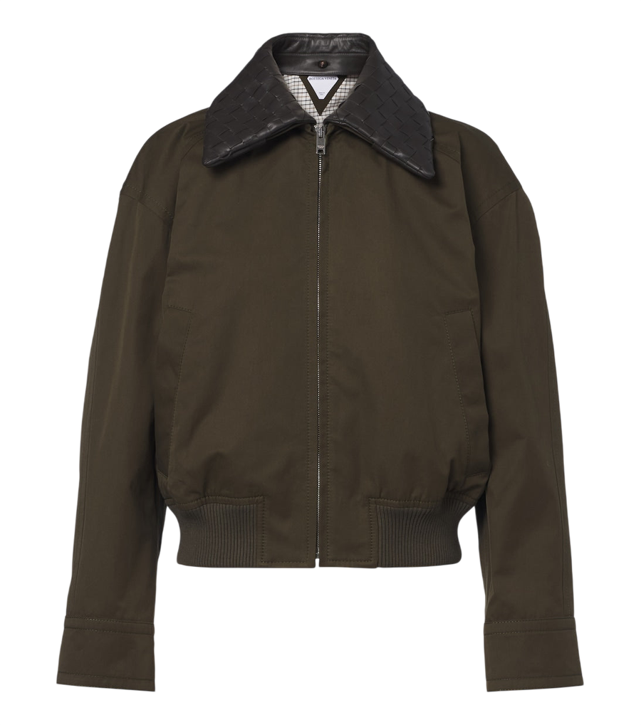 Bottega Veneta Intrecciato cotton blouson jacket