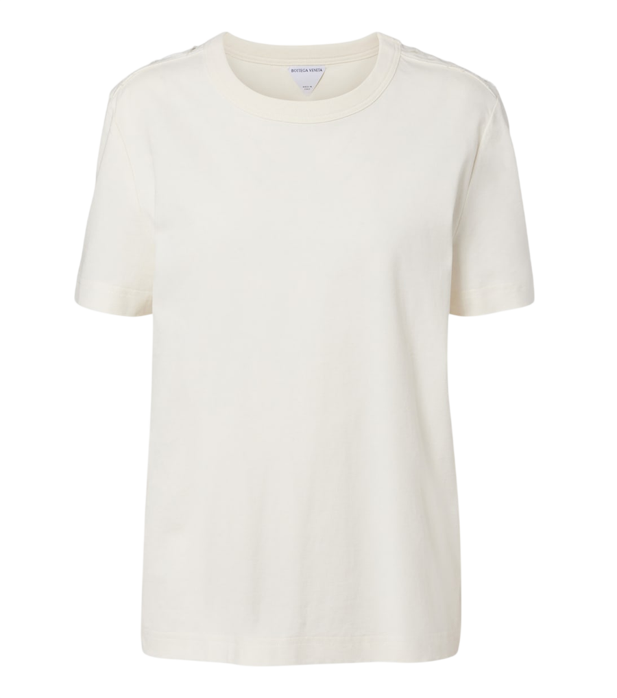 T-shirt en jersey de coton Intrecciato Bottega Veneta