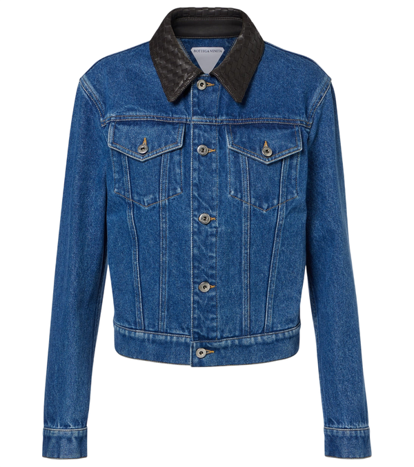Bottega Veneta Intrecciato denim jacket
