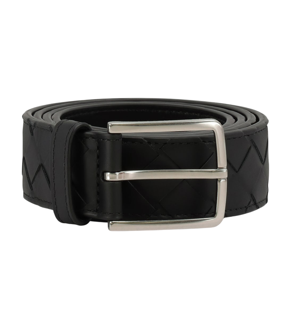 Ceinture en cuir Intrecciato Bottega Veneta