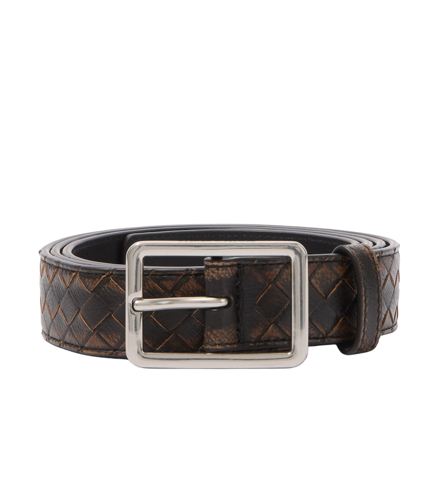 Bottega Veneta Intrecciato leather belt
