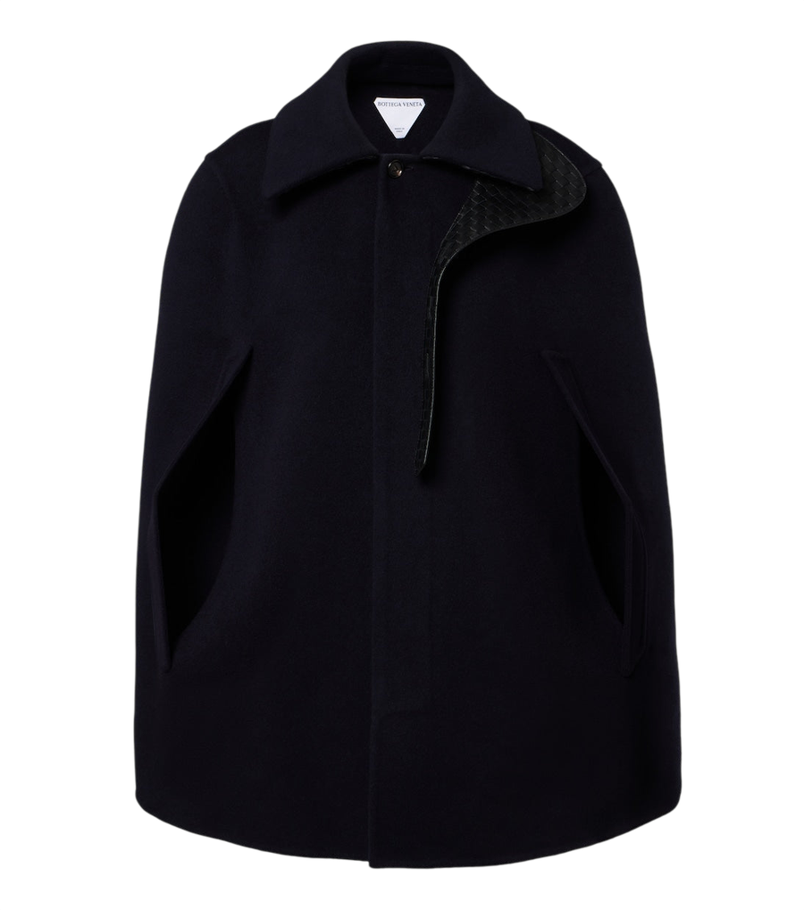 Bottega Veneta Intrecciato wool and cashmere cape