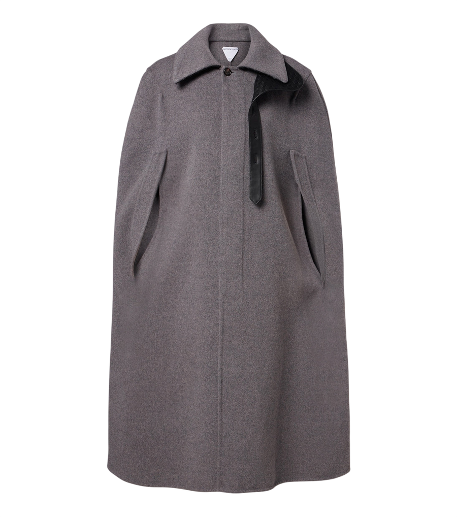 Bottega Veneta Intrecciato wool and cashmere cape