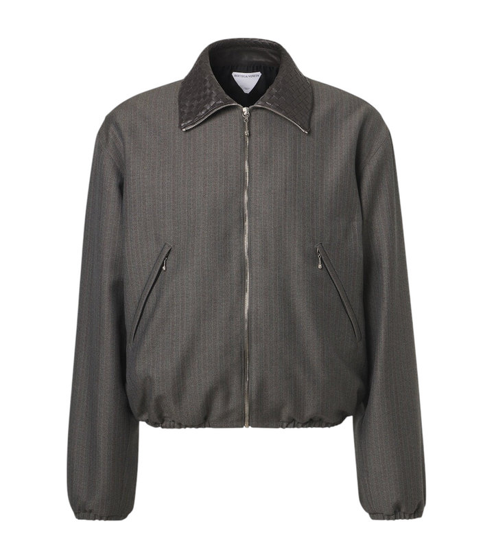 Bottega Veneta Intrecciato wool and mohair blouson jacket [white-bg-v2:0c4bf543-4b62-49f0-823a-62cc1a5266ee]