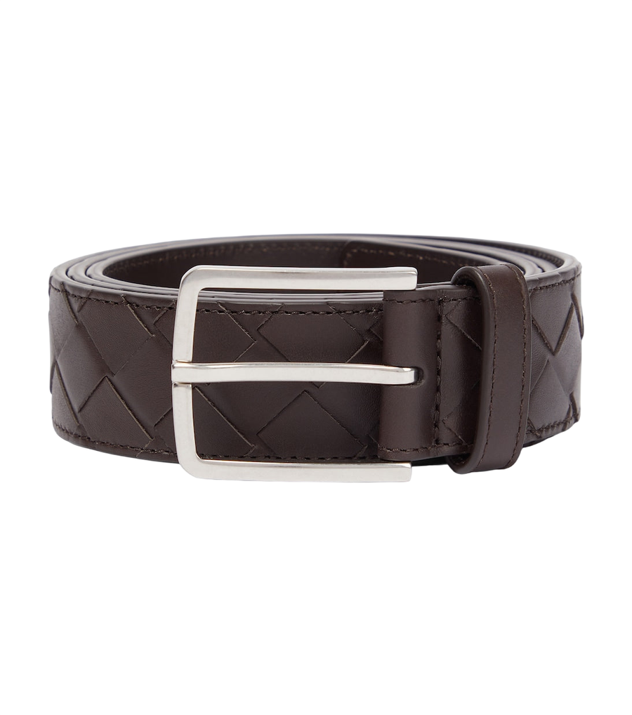 Bottega Veneta Intreccio leather belt