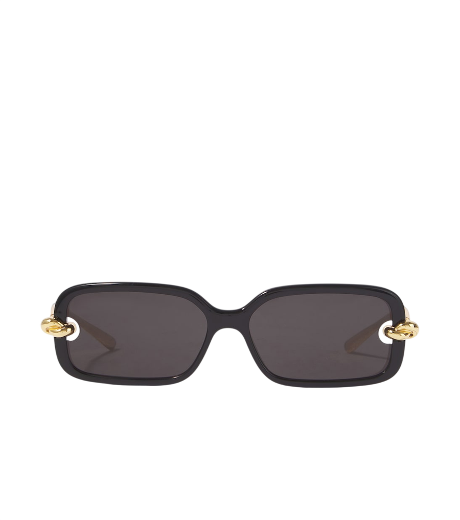 Bottega Veneta Knot rectangular sunglasses