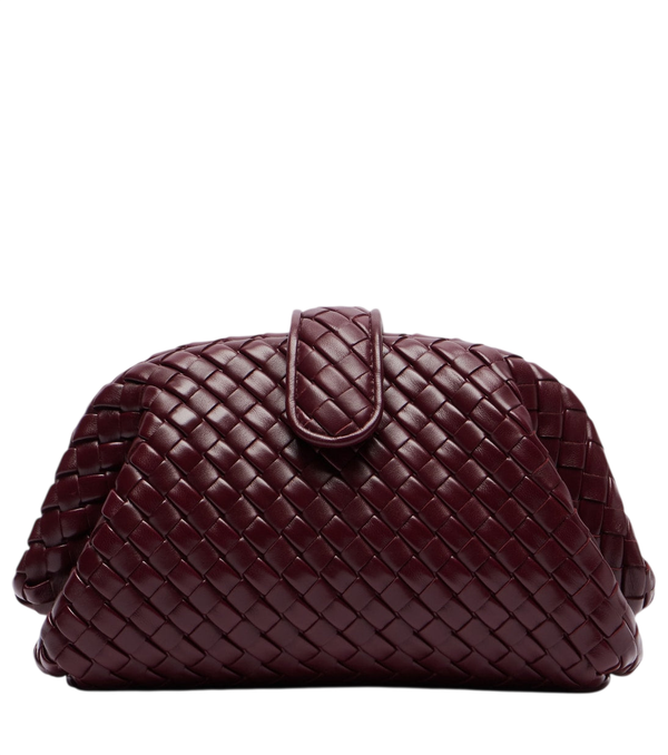 Bottega Veneta Lauren 1980 Piccola Intrecciato pochette in pelle