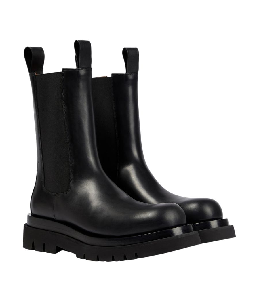 Bottega Veneta Lug leather ankle boots