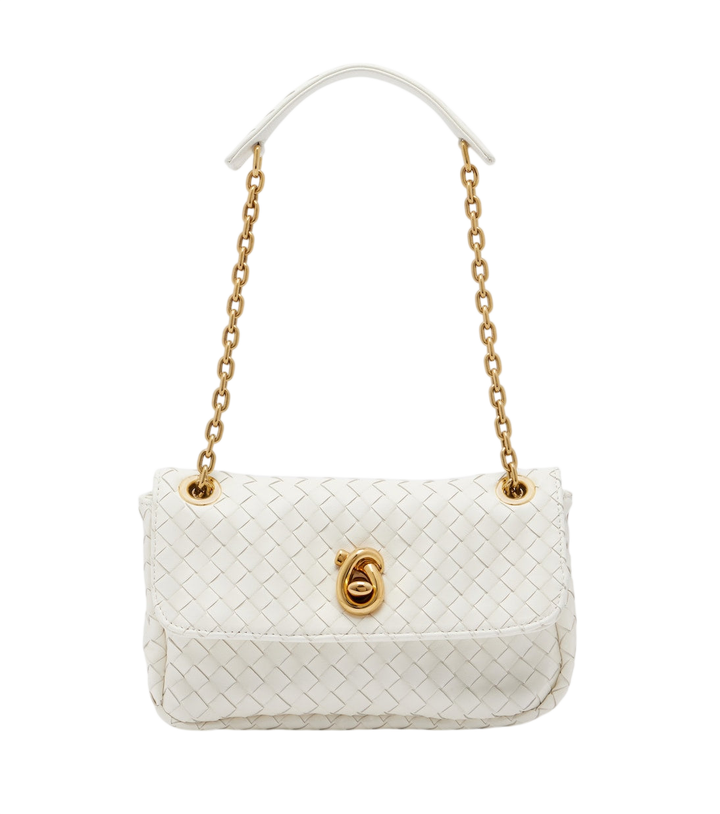 Bottega Veneta Madison Intrecciato leather shoulder bag [white-bg-v2:af60fa74-301a-4406-9e84-9941cf7d6ab6]