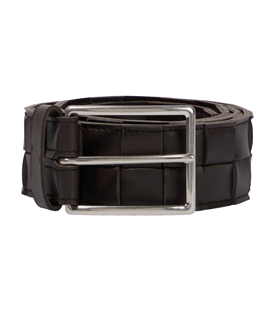 Bottega Veneta Maxi Intreccio leather belt