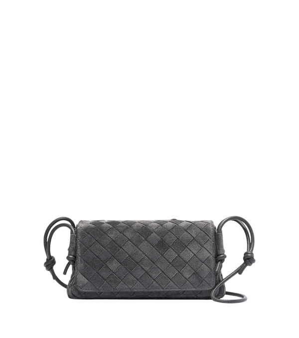 Bottega Veneta Notturno Mini suede crossbody bag