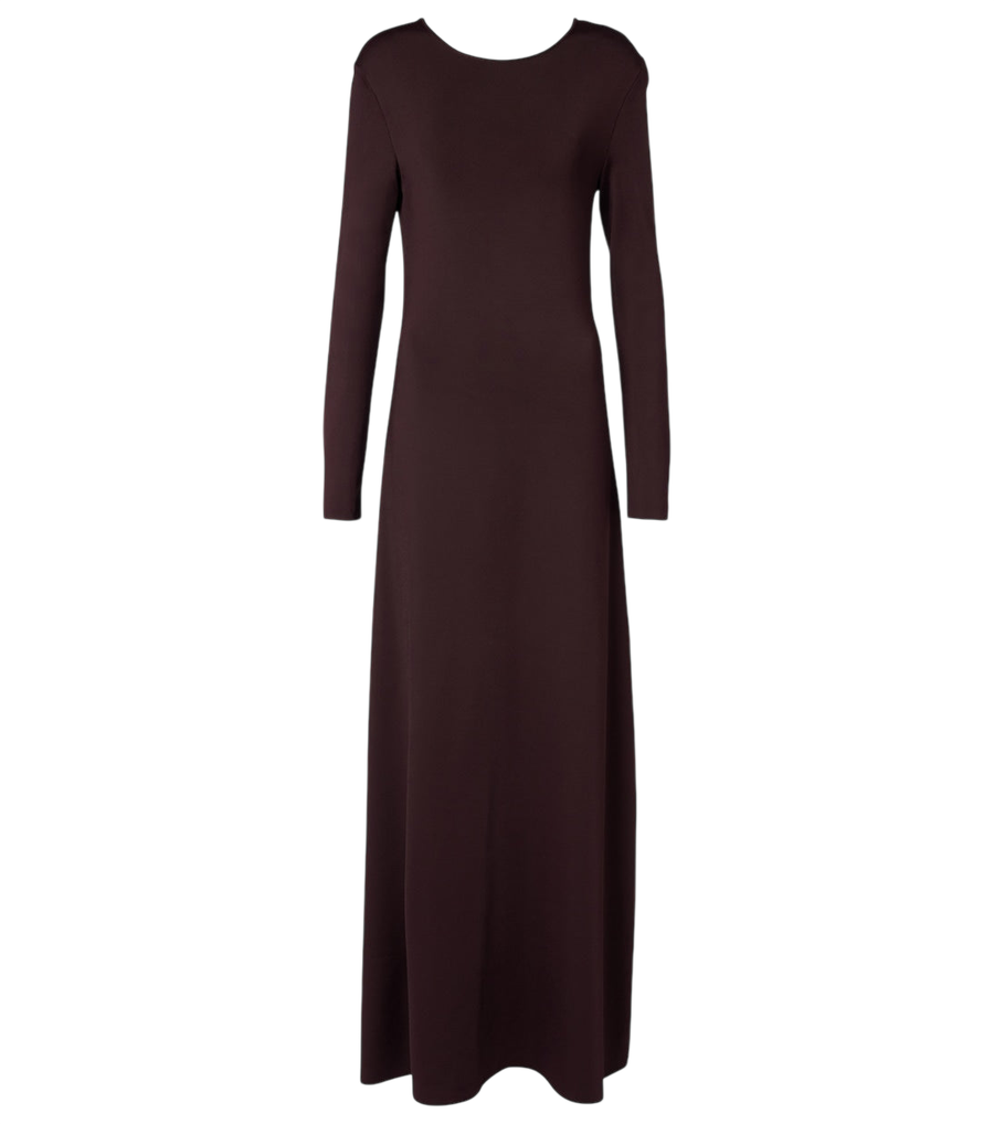 Bottega Veneta Open-back compact knit maxi dress