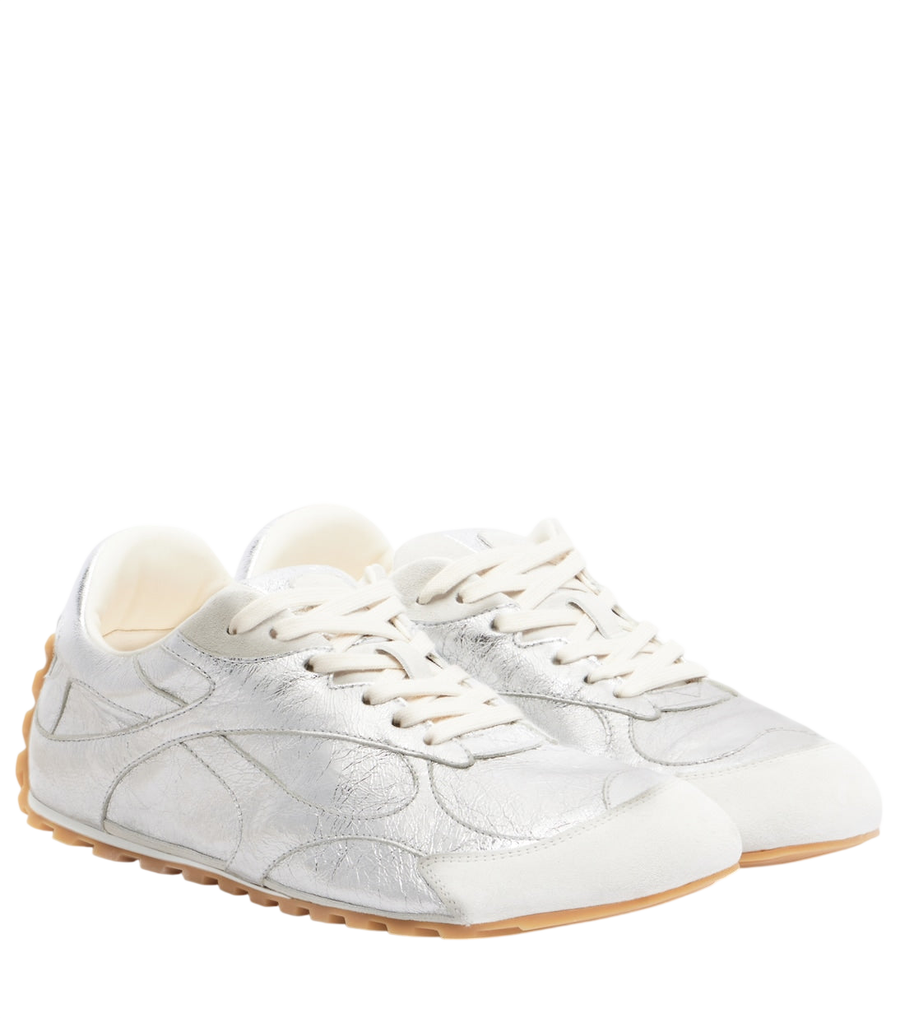 Bottega Veneta Orbit Flash metallic leather sneakers