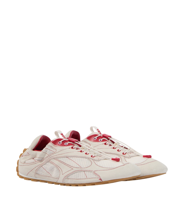 Bottega Veneta Orbit Flash suede-trimmed sneakers