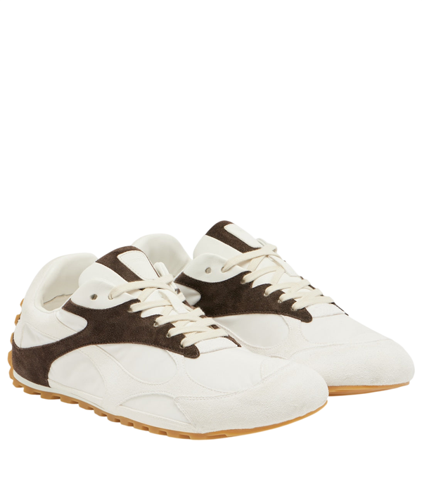 Bottega Veneta Orbit Flash suede-trimmed sneakers