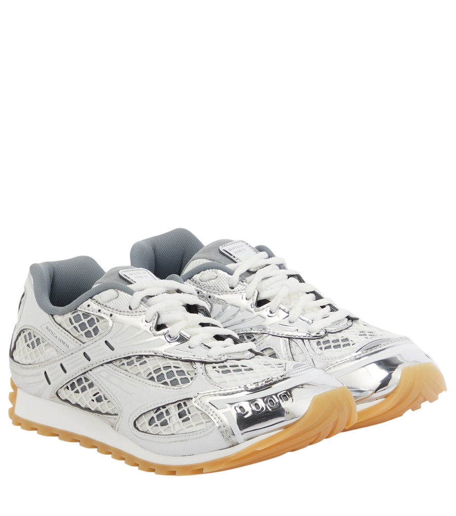 Bottega Veneta Orbit metallic sneakers