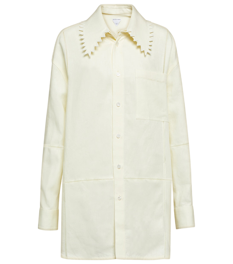 Bottega Veneta Oversized linen shirt