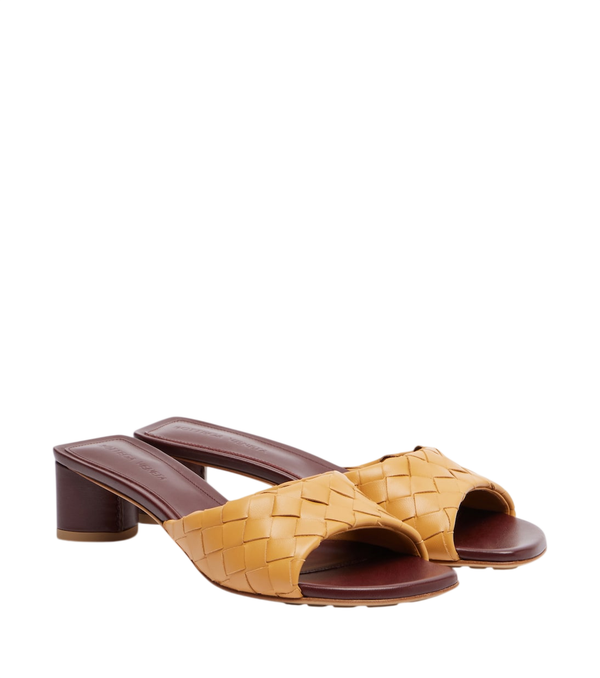 Bottega Veneta Parco Intrecciato leather mules