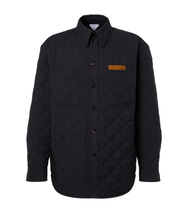 Bottega Veneta Quilted cotton-blend overshirt