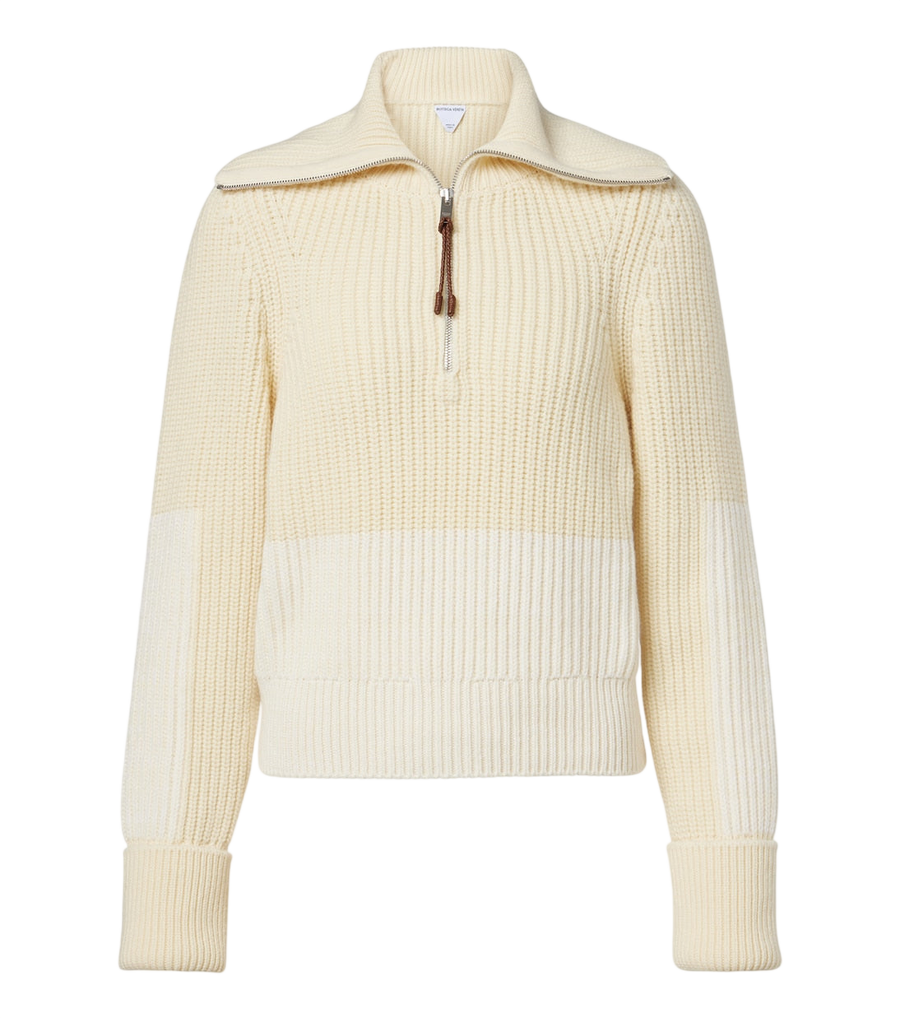 Bottega Veneta Ribbed-knit wool and cashmere sweater
