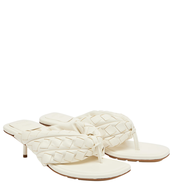Bottega Veneta Salsa Intrecciato leather thong sandals