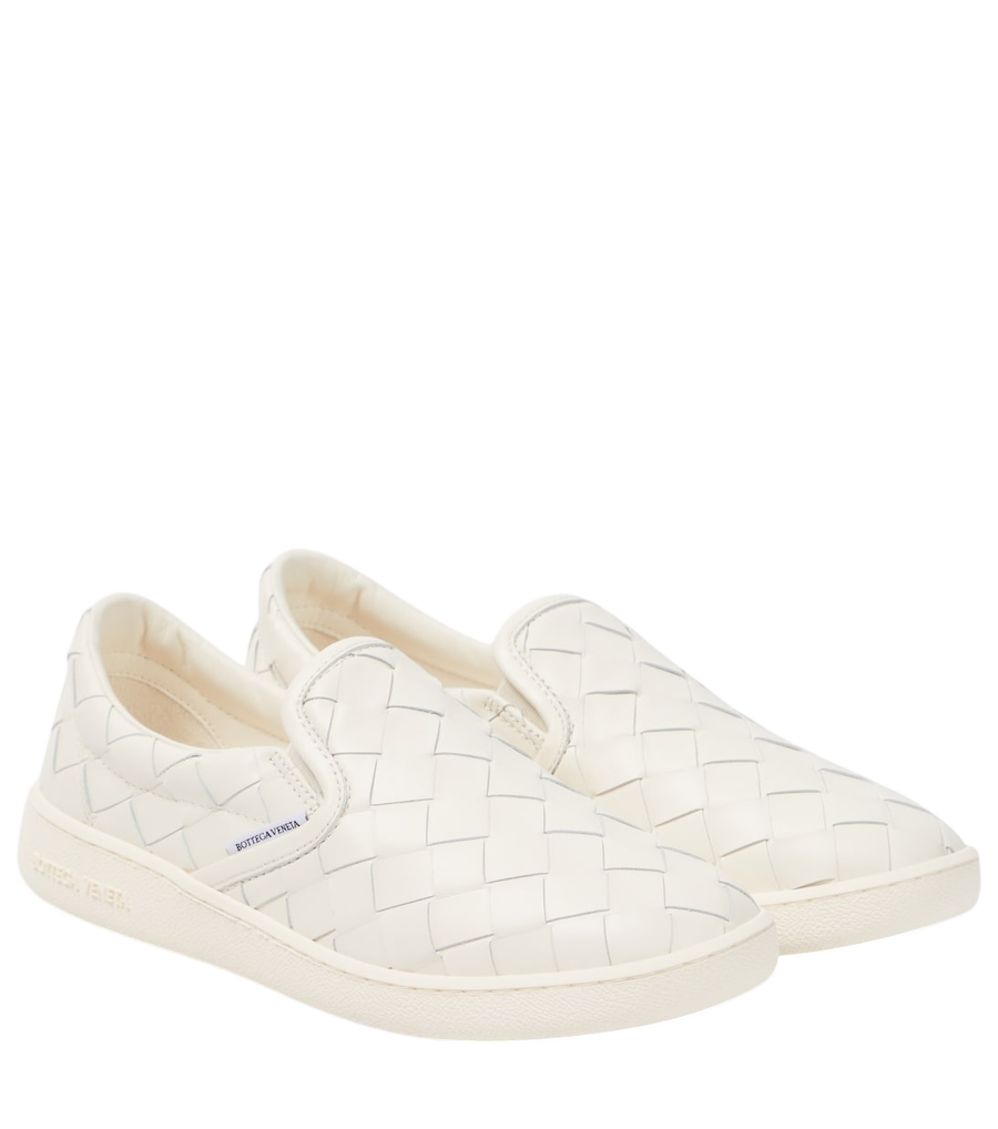 Bottega Veneta Sawyer leather slip-on sneakers