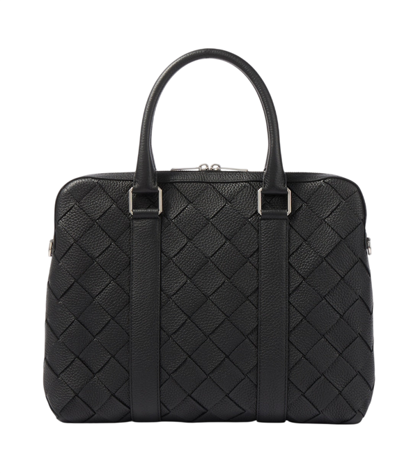 Bottega Veneta Slim Intrecciato leather briefcase