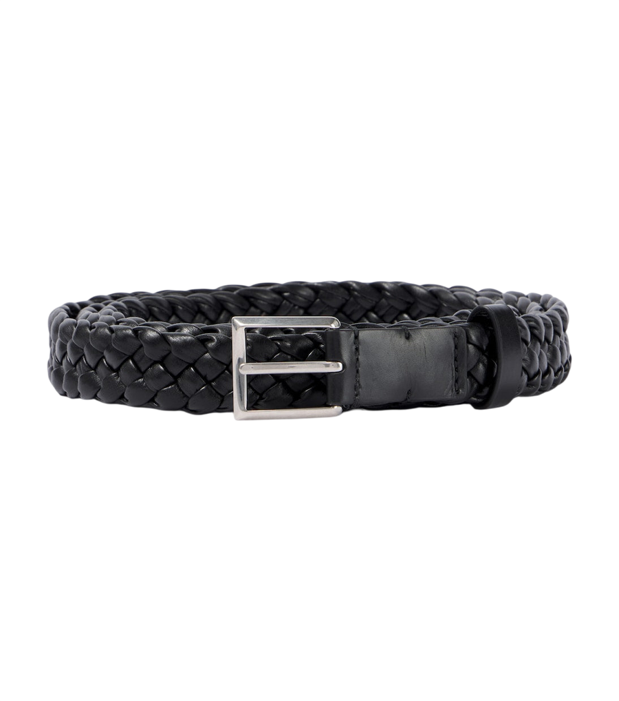 Bottega Veneta Solo Intrecciato leather belt