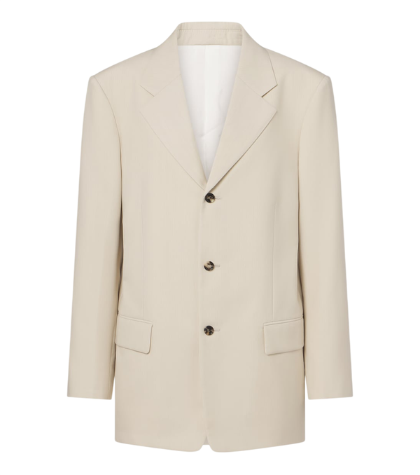 Bottega Veneta Striped wool and cotton blazer