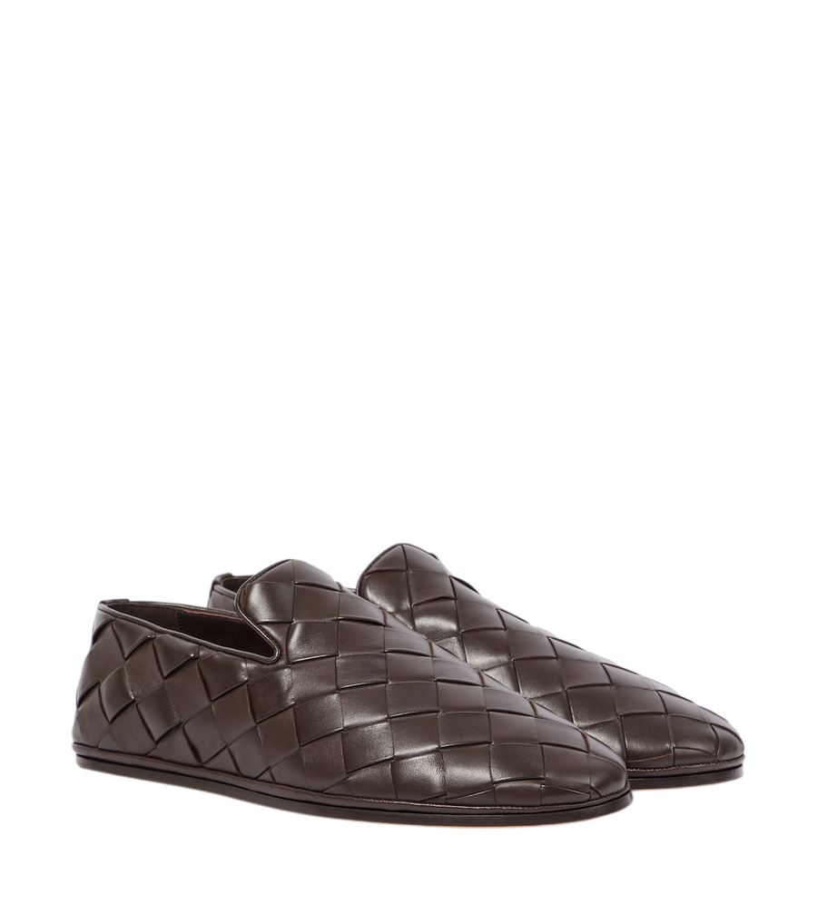 Bottega Veneta Sunday Intrecciato leather slip-on shoes