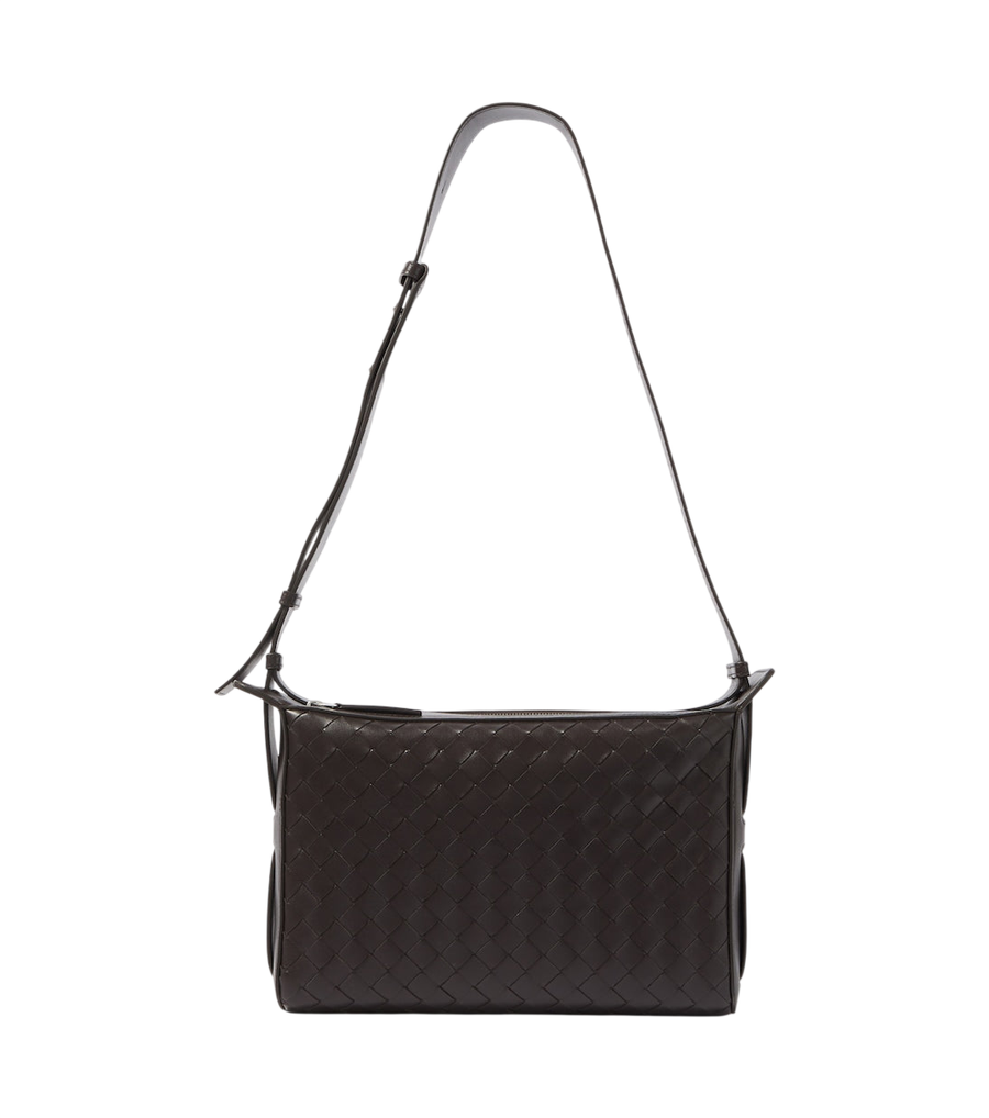 Bottega Veneta Tribeca Intrecciato leather crossbody bag