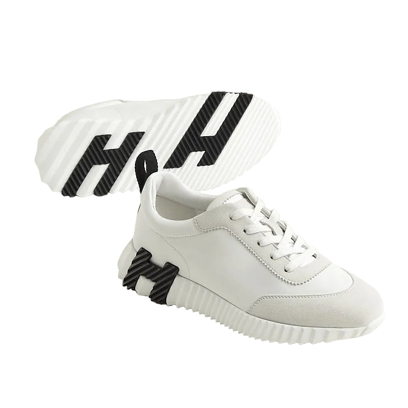 Hermès White Bouncing sneaker