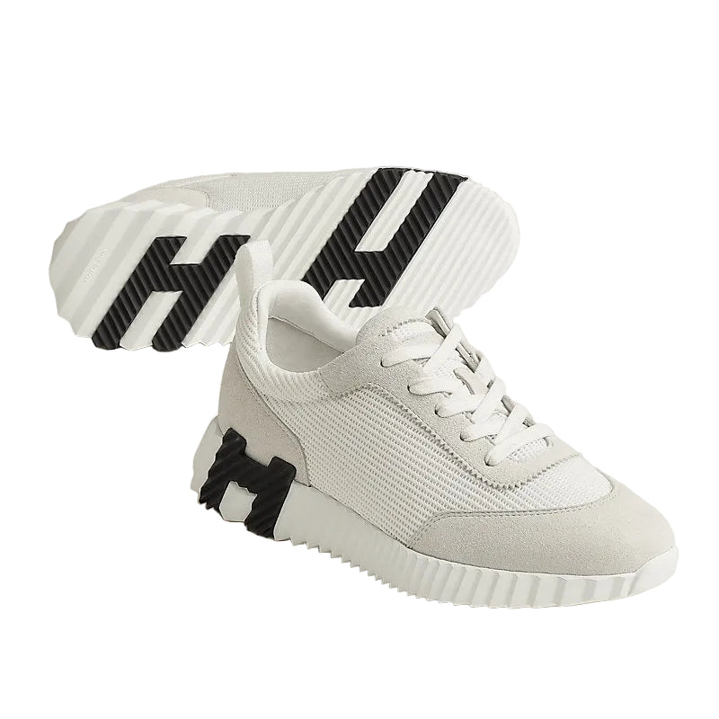 Hermès White Bouncing sneaker