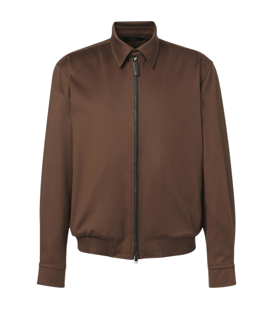 Brioni Cashmere and wool blouson jacket