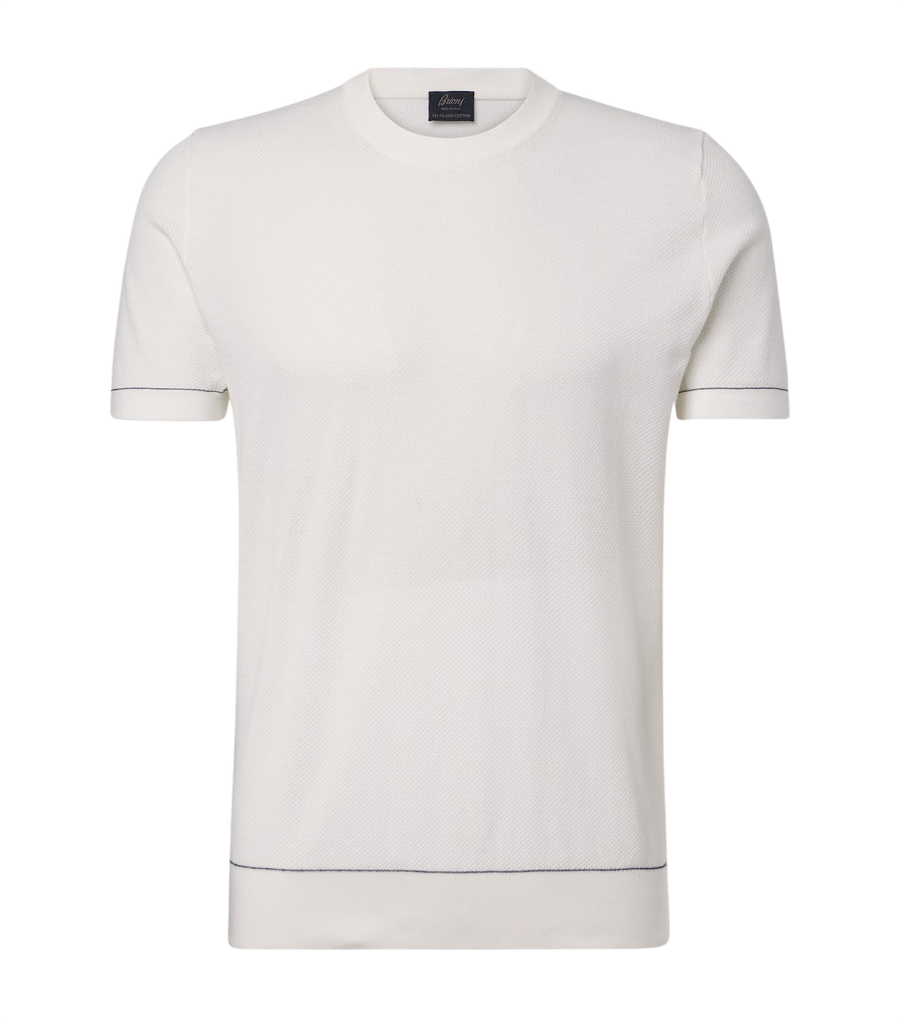 Brioni Cotton piqué T-shirt