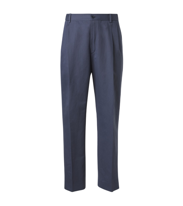 Brioni Linen and cotton straight pants