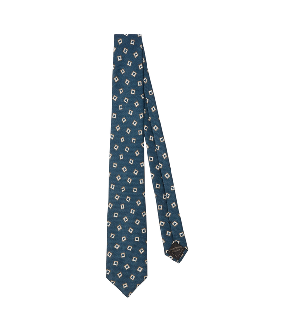 Brioni Gravata de jacquard de seda