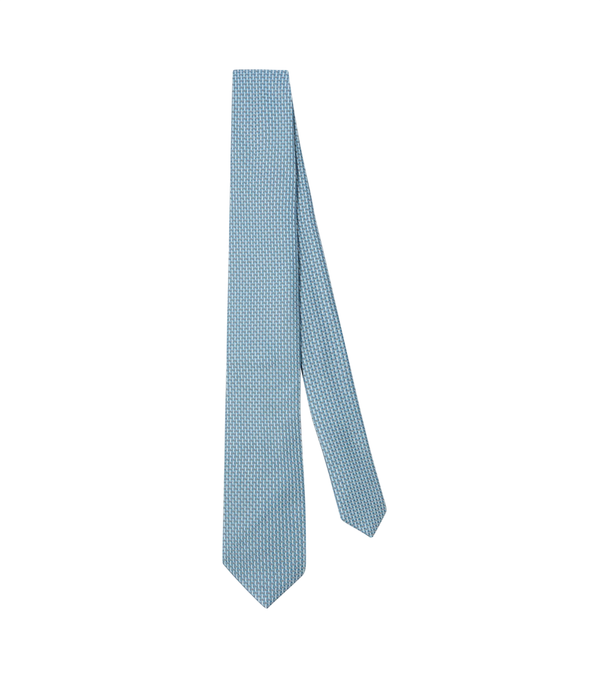 Brioni Gravata de jacquard de seda