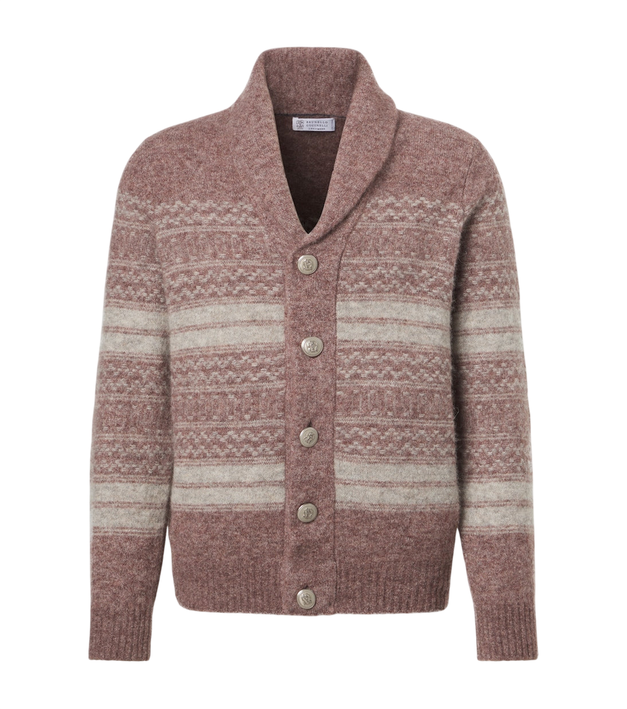 Brunello Cucinelli Alpaca, cashmere, and wool-blend cardigan