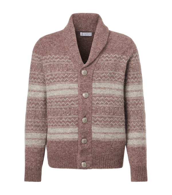Brunello Cucinelli Alpaca, cashmere, and wool-blend cardigan