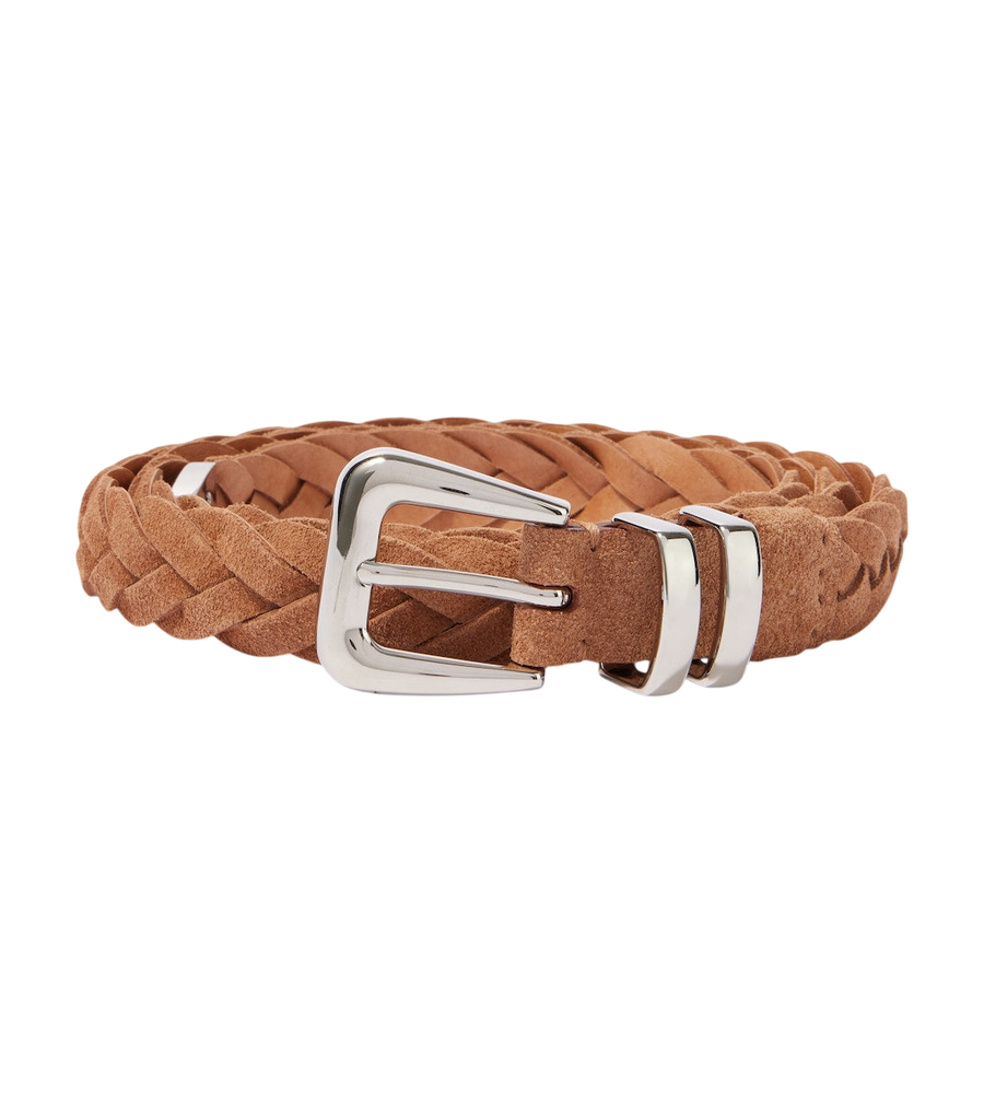 Brunello Cucinelli Braided suede belt