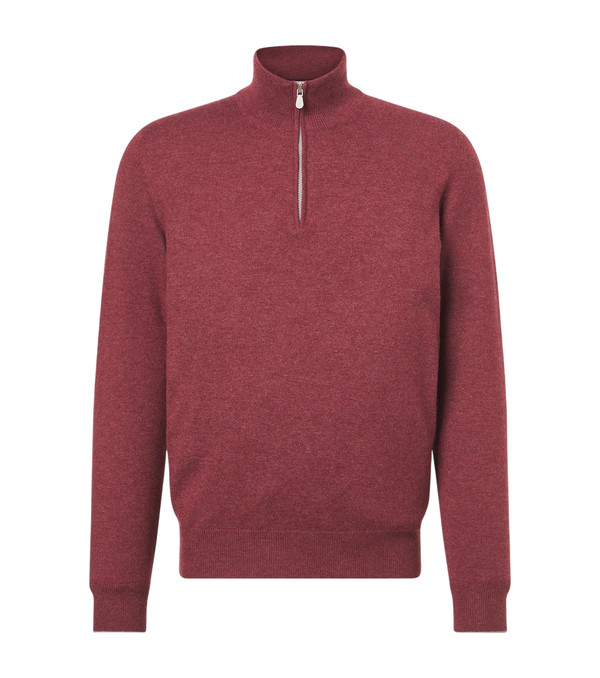 Brunello Cucinelli Cashmere half-zip sweater