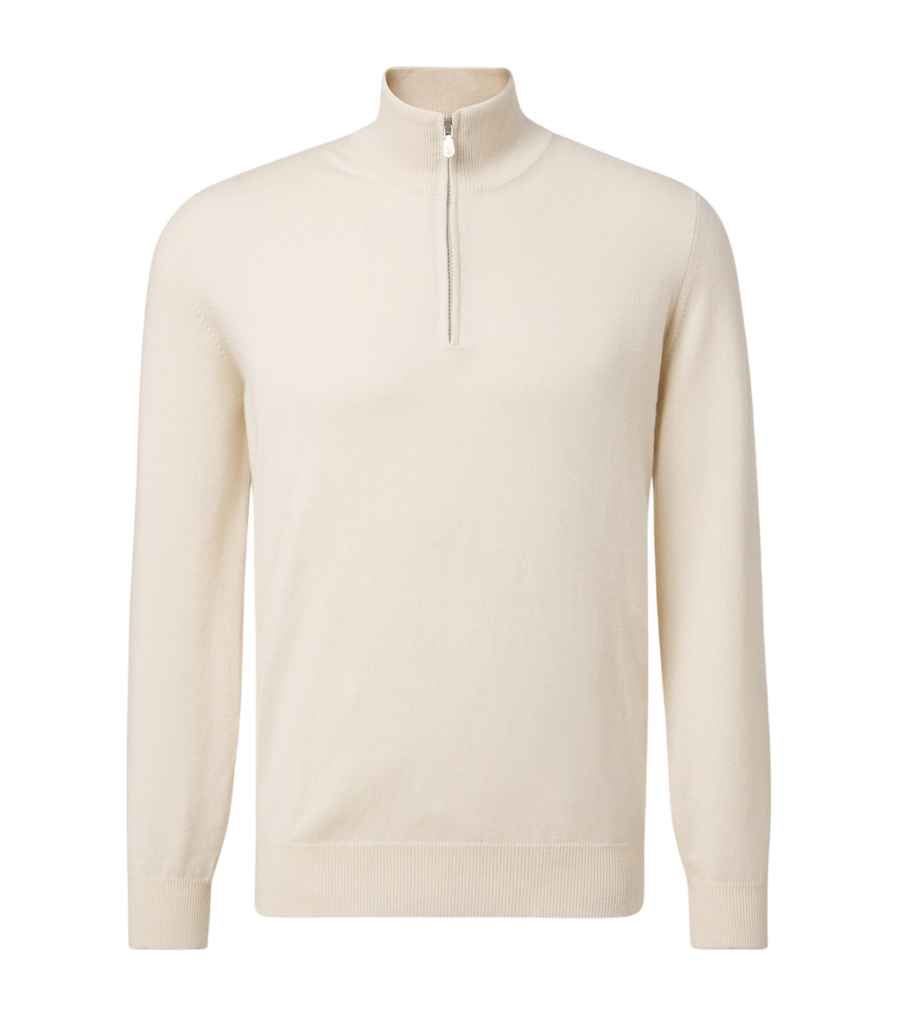 Brunello Cucinelli Cashmere half-zip sweater