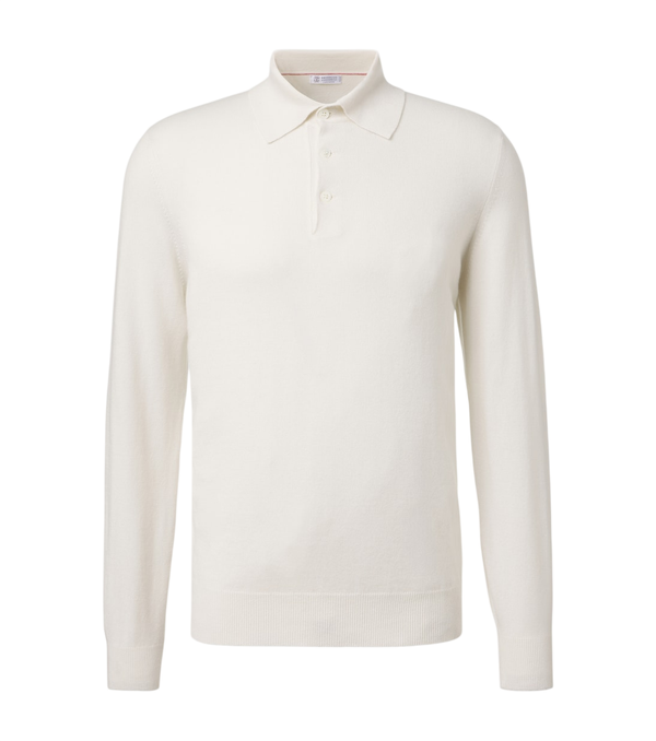 Brunello Cucinelli Cashmere polo sweater