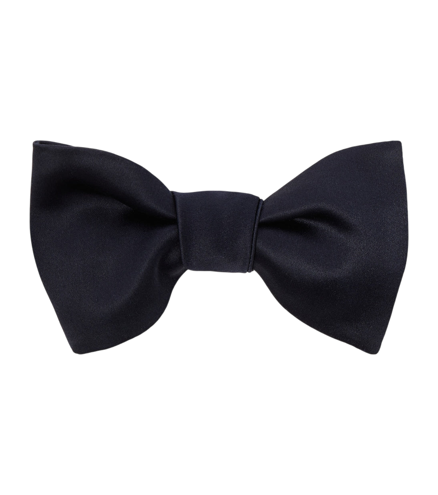 Brunello Cucinelli Cotton and silk satin bow tie