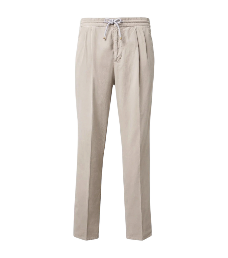 Brunello Cucinelli Cotton corduroy tapered pants